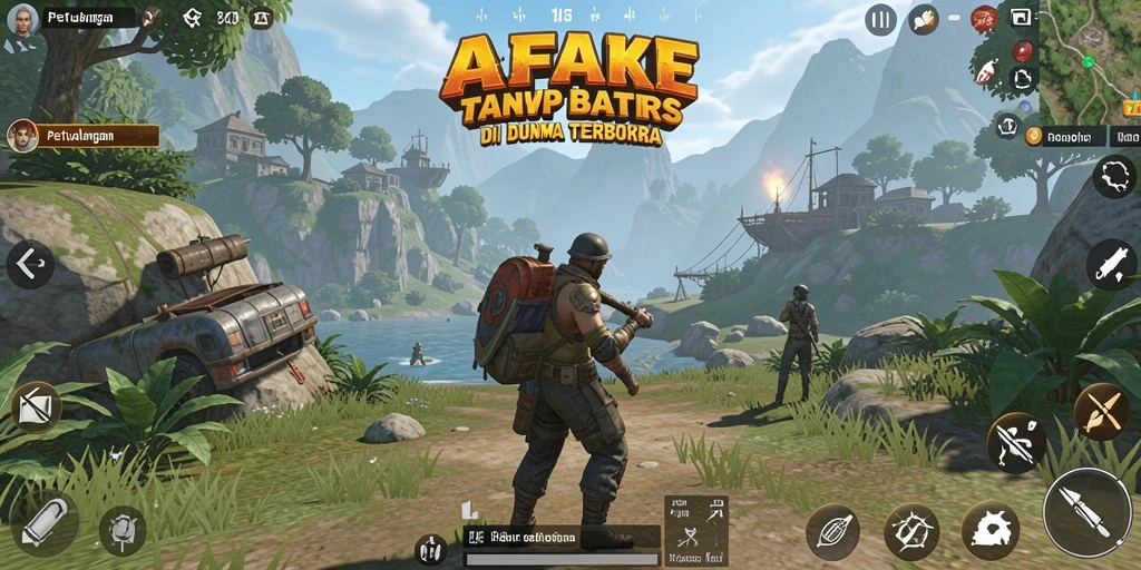 Tampilan gameplay Open World yang menakjubkan dalam AFAF.