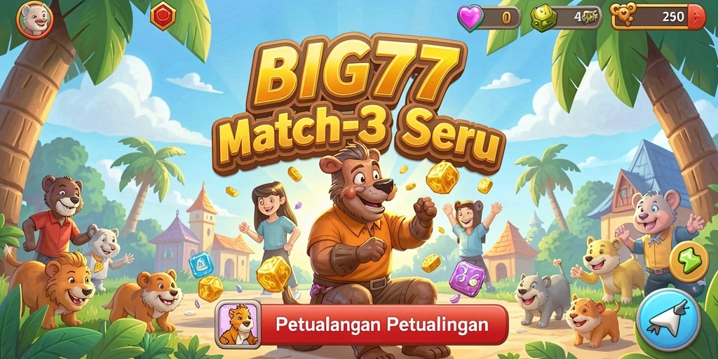 Gameplay penuh warna dan tantangan seru di BIG77.
