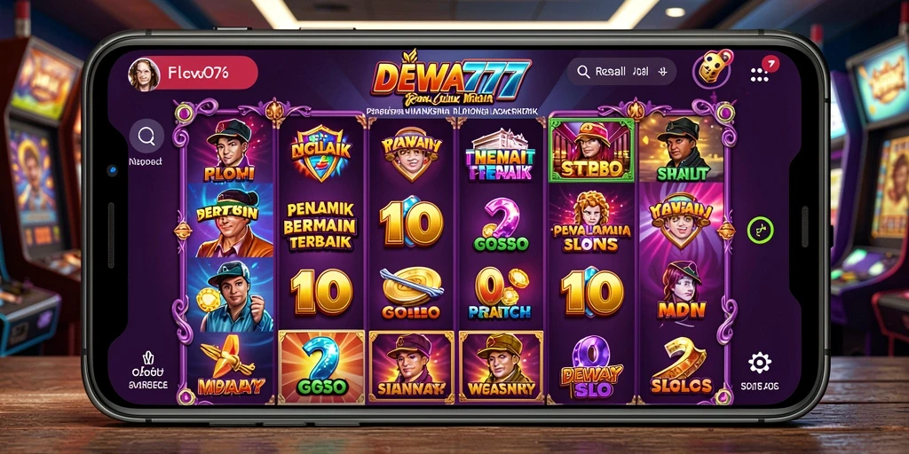 Tampilan gameplay menarik dari game Slot DEWA777.
