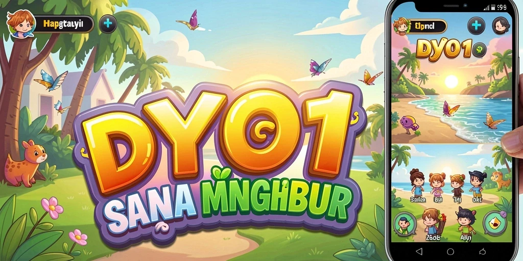 Tampilan menarik dan warna-warni dari gameplay DY01.