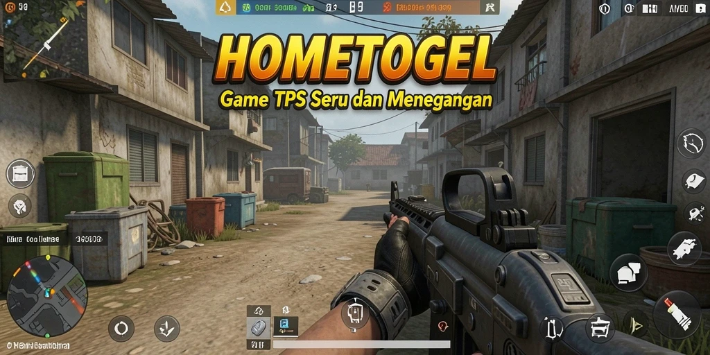 Tampilan gameplay HOMETOGEL yang mendebarkan dan penuh aksi.
