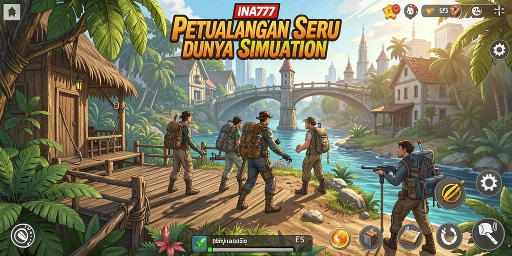 Tampilan gameplay menarik dari permainan simulation INA777.