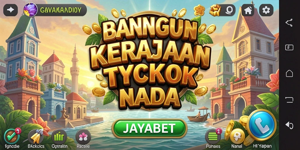 Tampilan gameplay JAYABET yang menampilkan interaksi bisnis yang dinamis.