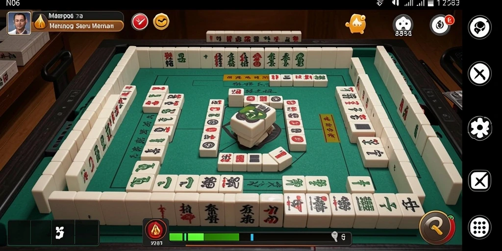 Tampilan gameplay N06 menampilkan keseruan bermain Mahjong.