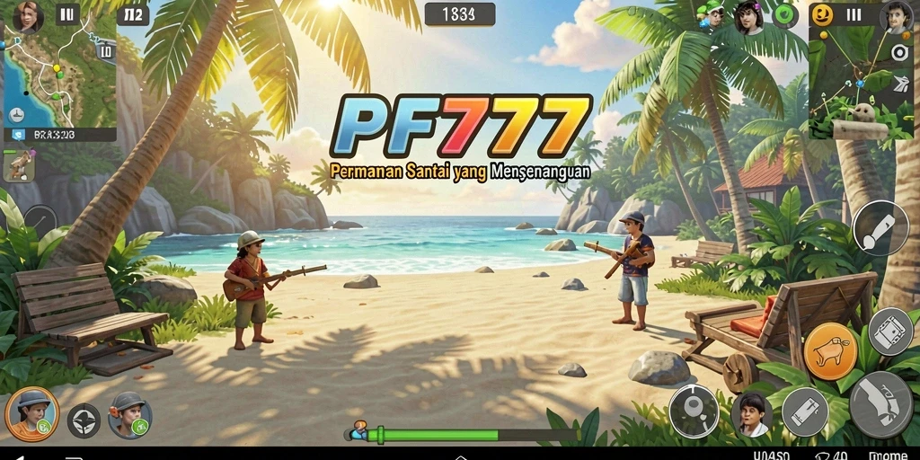 Tampilan gameplay seru dan menyenangkan dari PF777.
