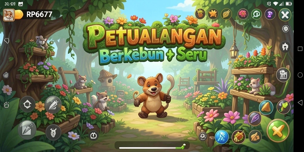 Menampilkan gameplay seru dan interaksi sosial di RP6677.