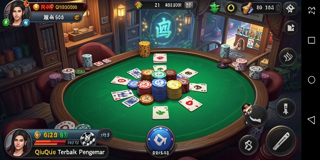 Gambaran menarik dari gameplay QiuQiu RR44.