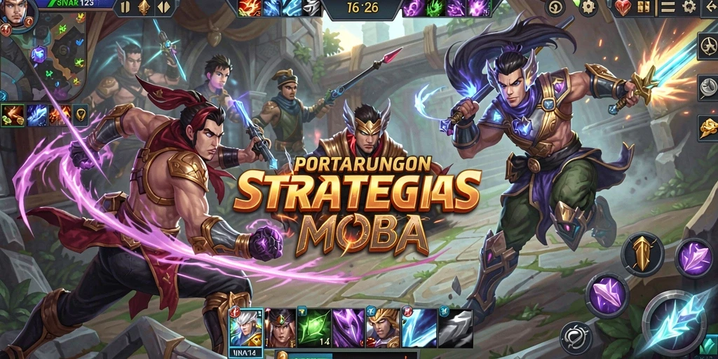 Screenshot gameplay SINAR123 menampilkan aksi pertarungan yang seru dan intens.