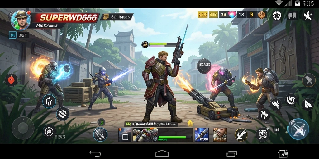 Screenshot utama SUPERWD666 dengan antarmuka aplikasi Utility yang menarik dan fungsional.
