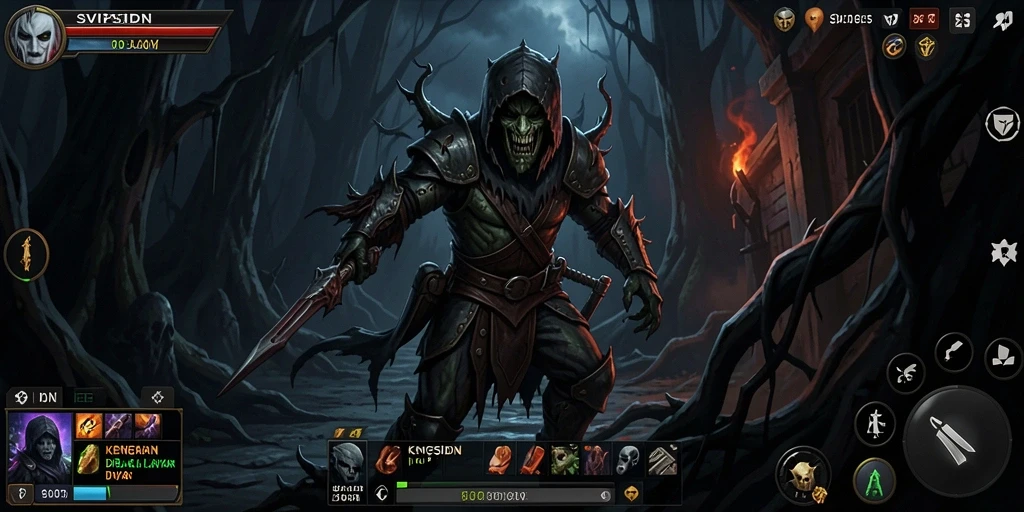 Screenshot gameplay SVIPSIDN yang menegangkan dan mencekam.
