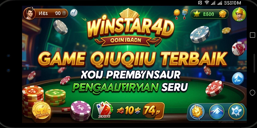 Tampilan gameplay menarik dari WINSTAR4D yang menunjukkan keasyikan permainan QiuQiu.